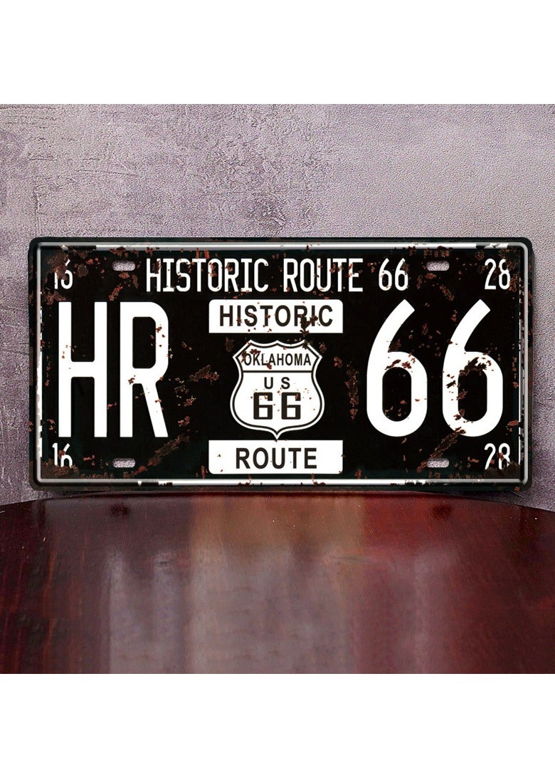 6x12 Inches Vintage Feel Metal Tin Sign Plaque for Home Bathroom and Restaurant Wall Decor Car Vehicle License Plate Souvenir - Image 2